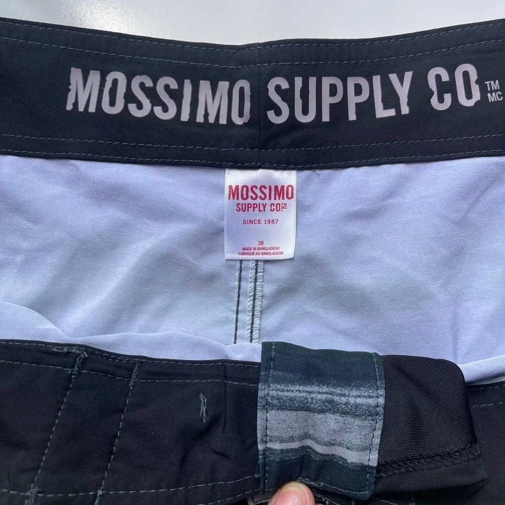 Mossimo Mens Cargo Board Shorts Size 38 Swim Surf Beach Vibes Y2K‎